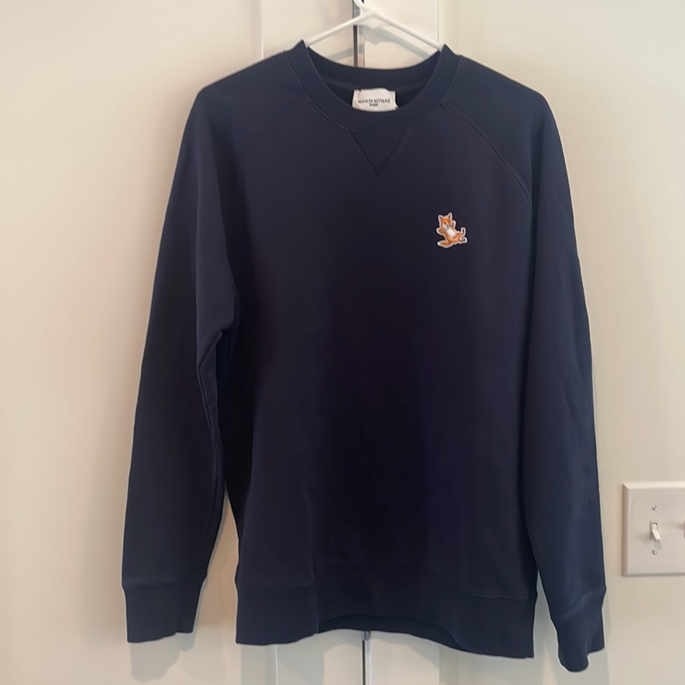 Maison Kitsune Chillax Fox Patch pullover sweatshirt